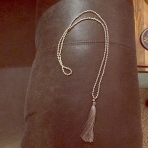 Tassel necklace